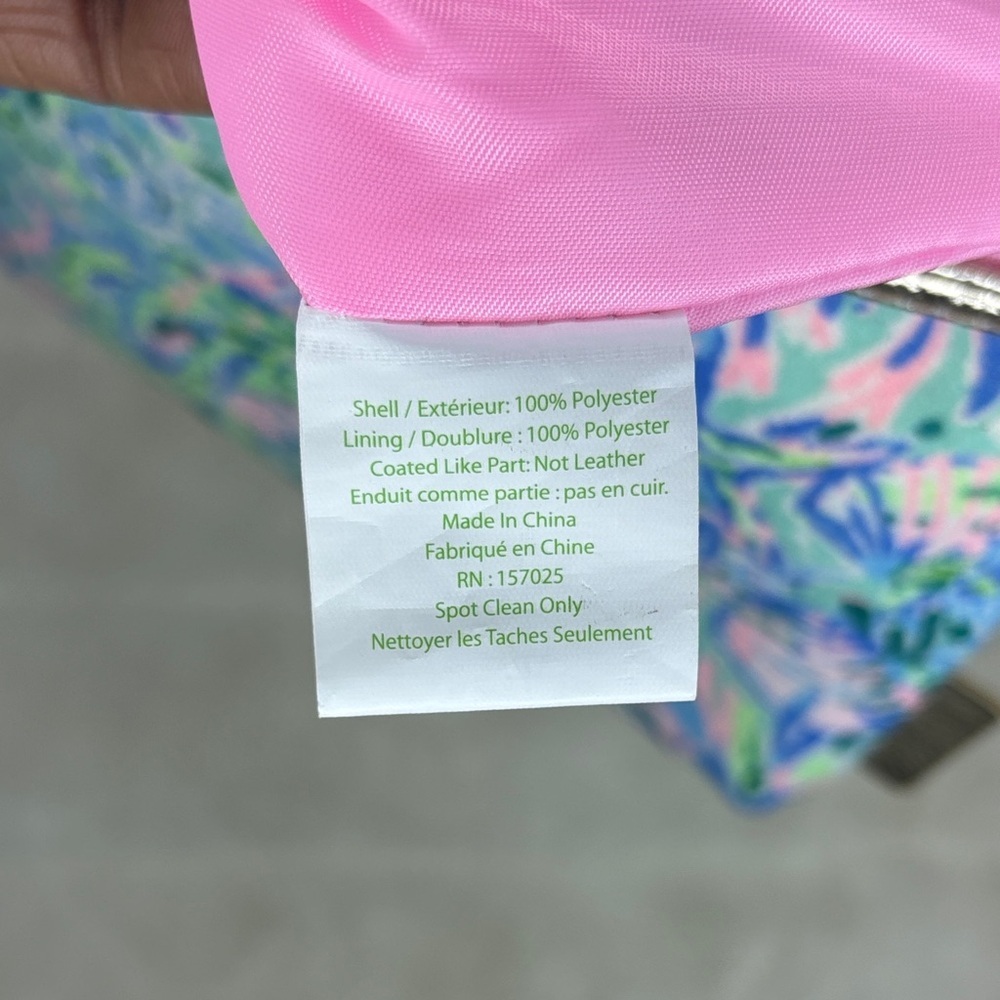 Lilly Pulitzer Vibrant Floral Cosmetic Bag - Picture 7 of 9